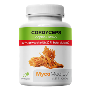 MycoMedica - Cordyceps 50% ve vysoké koncentraci, 90 rostlinných kapslí