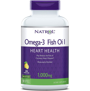 Natrol Omega-3 (molekulárně destilované) 1000mg, 150 Softgel