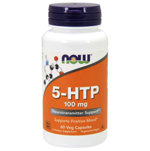 Now® Foods NOW 5-HTP, 100 mg, 60 rostlinných kapslí