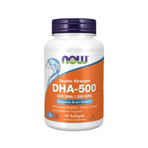 Now® Foods NOW DHA-500, 500 DHA/250 EPA, Omega 3, 90 softgelových kapslí