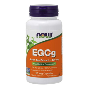Now® Foods NOW Extrakt zeleného čaje s EGCg, 400 mg, 90 rostlinných kapslí