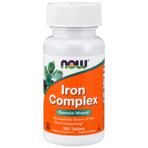 Now® Foods NOW Iron Complex (železo), 100 tablet
