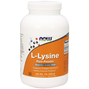 Now® Foods Now L-Lysine (L-lysin) prášek, 454g