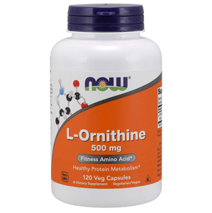 Now® Foods NOW L-Ornithine 500 mg, 120 kapslí