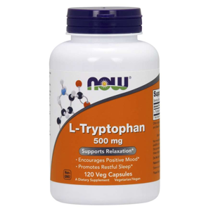 Now® Foods NOW L-Tryptofan 500 mg, 120 rostlinných kapslí