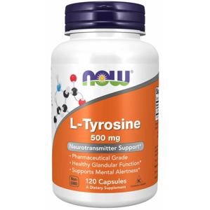 Now® Foods NOW L-Tyrosine, 500 mg, 120 kapslí