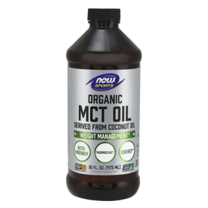 NOW® Foods NOW MCT olej, organický, 473 ml