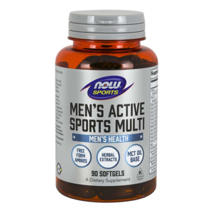 NOW® Foods Now Men's Active Sports Multi (multivitamín pro aktivní muže), 90 softgelových kapslí