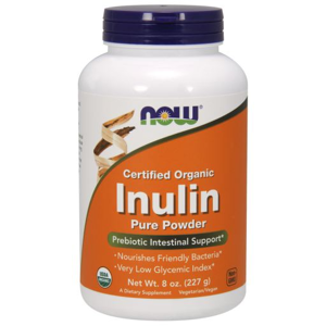 Now® Foods NOW Organický Inulin, čistý prášek, 227 g