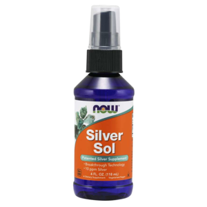 NOW® Foods NOW Silver sol (koloidní stříbro), 10ppm, 118 ml