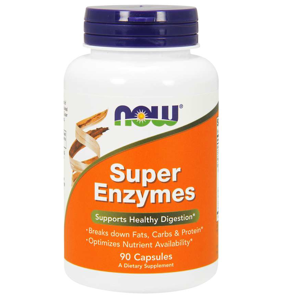 Now® Foods NOW Super Enzymes, komplexní trávící enzymy, 90 kapslí