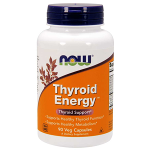 Now® Foods NOW Thyroid Energy (Štítná žláza), 90 rostlinných kapslí
