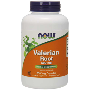 Now® Foods NOW Valerian Root (kozlík lékařský), 250 rostlinných kapslí