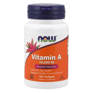 Now® Foods NOW Vitamin A, 10000 IU, 100 softgelových kapslí