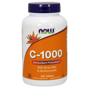 Now® Foods NOW Vitamin C-1000 s bioflavonoidy a šípkem, 250 tablet
