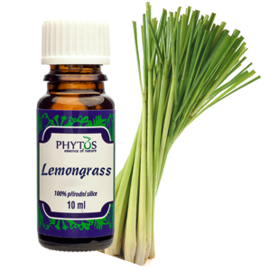 Phytos, Éterický olej Lemongrass - citrónová tráva, 10 ml
