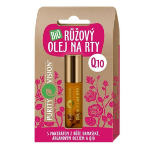Purity Vision - Bio Růžový olej na rty s Q10 10 ml