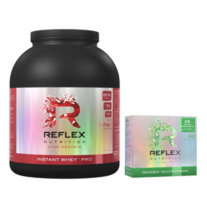 Reflex Instant Whey PRO 2,2kg + Multivitamín Nexgen 60 kapslí ZDARMA Příchuť: Vanilka