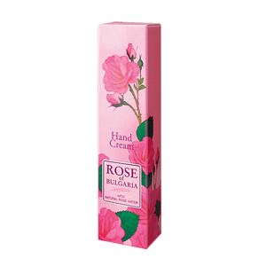 Rose of Bulgaria - Krém na ruce z růžové vody, 75 ml