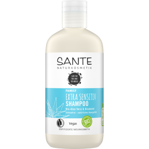 Sante - Šampon extra sensitiv, Bio aloe vera & Bisabolol, 250 ml