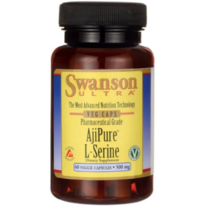 Swanson L-Serine, 500 mg, 60 rostlinných kapslí