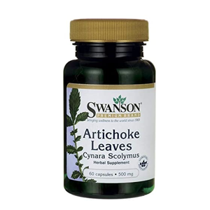 Swanson Artichoke Leaves (List z Artyčoku), 500 mg, 60 kapslí