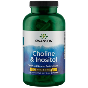 Swanson Cholin & Inositol, 250 mg, 250 kapslí