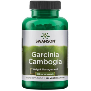 Swanson Garcinia Cambogia 250 mg, 120 rostlinných kapslí