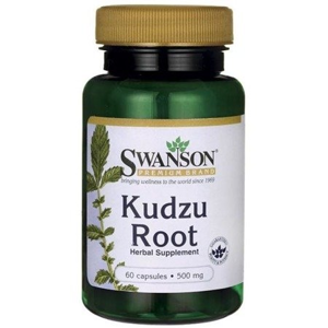 Swanson Kudzu Root (Kuzu kořen), 500 mg, 60 kapslí