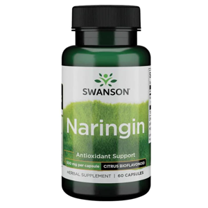 Swanson Naringin (citrusové bioflavonoidy), 500 mg, 60 kapslí
