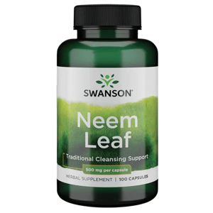 Swanson Neem leaf (Zederach indický), 500 mg, 100 kapslí