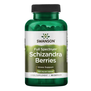 Swanson Schizandra Berries (Klanopraška čínská), 525 mg, 90 kapslí