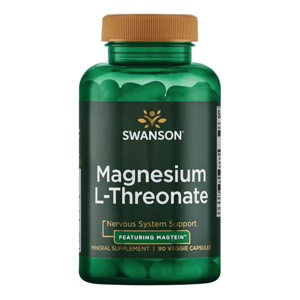 Swanson Ultra Magnesium L-threonate (Magnesium L-treonát), Magtein 90 rostlinných kapslí