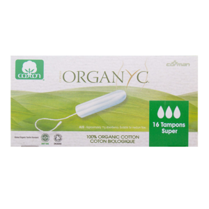 Organyc - Menstruační tampony SUPER, BIO 16 ks