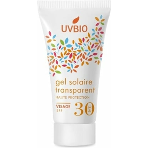 UVBIO - Transparentní pleťový bio gel SPF 30, 30ml