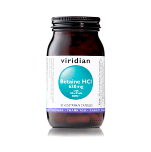 Viridian Betaine HCL - 90 kapslí