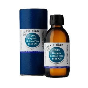 Viridian Golden Flax Seed Oil 200ml Organic (olej z lněných semínek) *CZ-BIO-001 certifikát