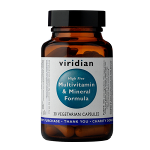 Viridian High Five Multivitamin & Mineral Formula Počet kapslí: 60