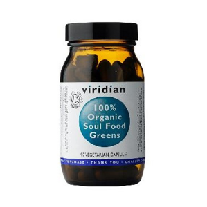 Viridian Soul Food Greens 90 kapslí Organic *CZ-BIO-001 certifikát