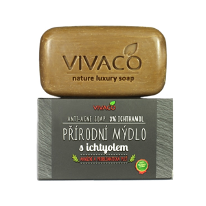 Vivaco Bio organická kosmetika Přírodní mýdlo s ICHTYOLEM 3% krémové 100 g