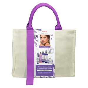 Vivaco Body Tip Luxusní dárková taška kosmetiky s levandulovým olejem