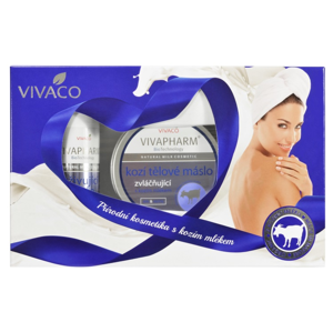 Vivaco VivaPharm Dárková kazeta kosmetiky s kozím mlékem