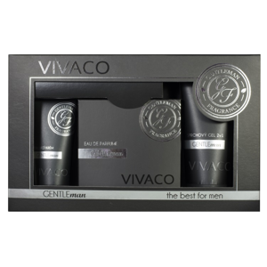 Vivaco Gentleman Fragrance Luxusní dárková kazeta pánské kosmetiky GENTLEMAN