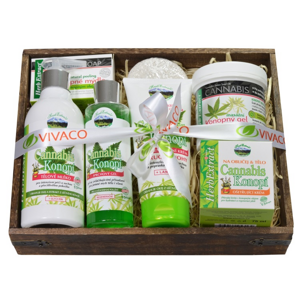 Vivaco Herb Extract Velká dárková bedýnka kosmetiky s přírodním olejem
