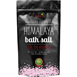 Vivaco Himalajská růžová sůl do koupele 200 g