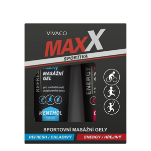 Vivaco Maxx Sportiva Dárková kazeta masážních gelů pro muže