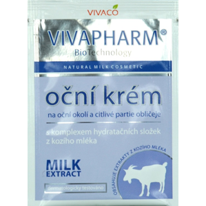 Vivaco Oční krém s kozím mlékem VIVAPHARM - vzorek 4 ml