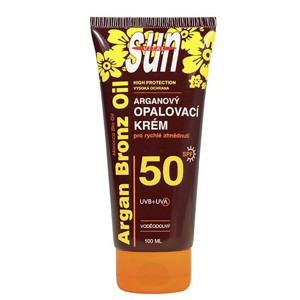 Vivaco Opalovací krém s BIO arganovým olejem SPF 50 SUN VITAL 100 ml