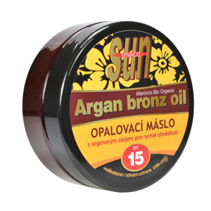 Vivaco Opalovací máslo s BIO arganovým olejem SPF 15 SUN VITAL 200ml