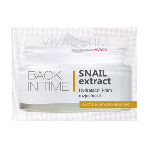 Vivaco Rozjasňující hydratační krém SNAIL extract VIVADERM - vzorek 4 ml